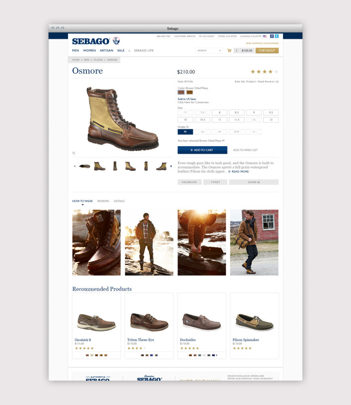 sebago website